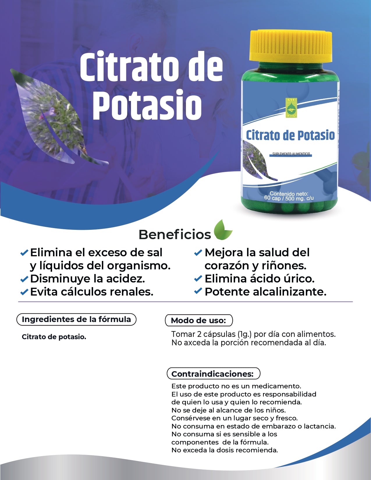 CITRATO DE POTASIO