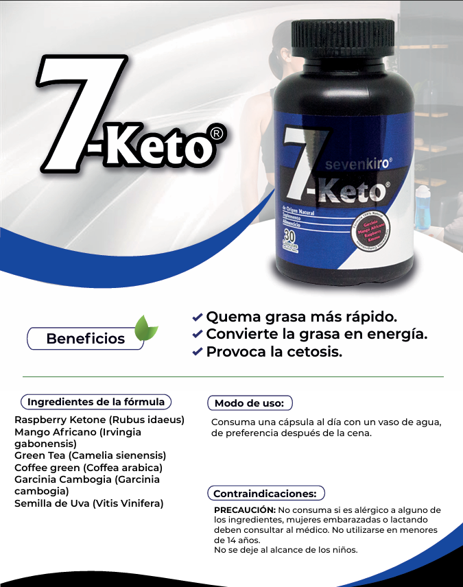 7 KETO SEVENKING CÁPSULAS