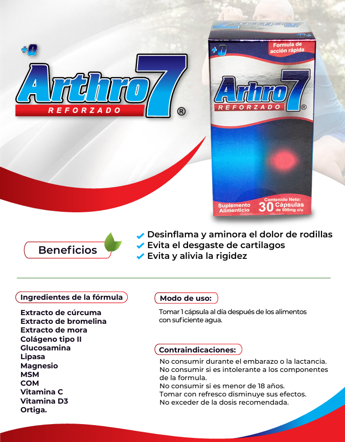 ARTHRO7 REFORZADO CÁPSULAS