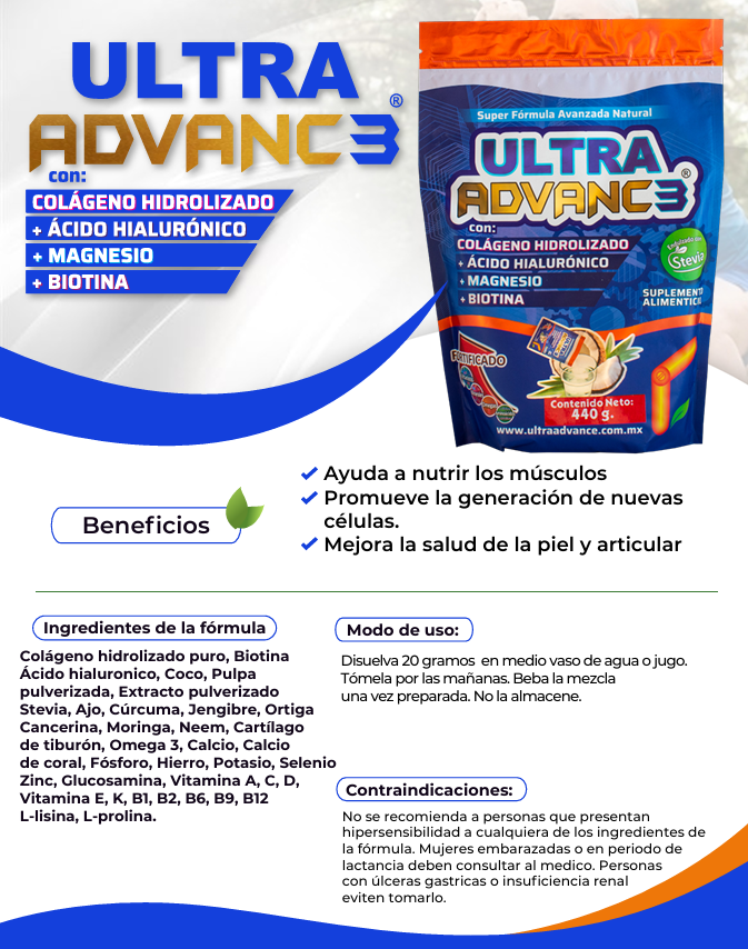 ULTRA ADVANC3 BOLSA COLÁGENO HIDROALIZADO