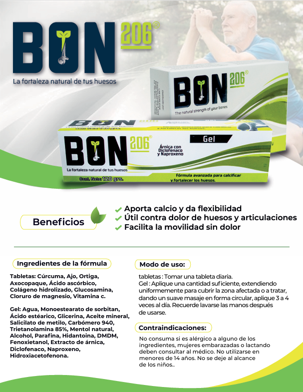 BON 206 GEL 120GR
