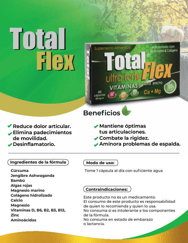 TOTAL FLEX C/30 CAPS 500 MG